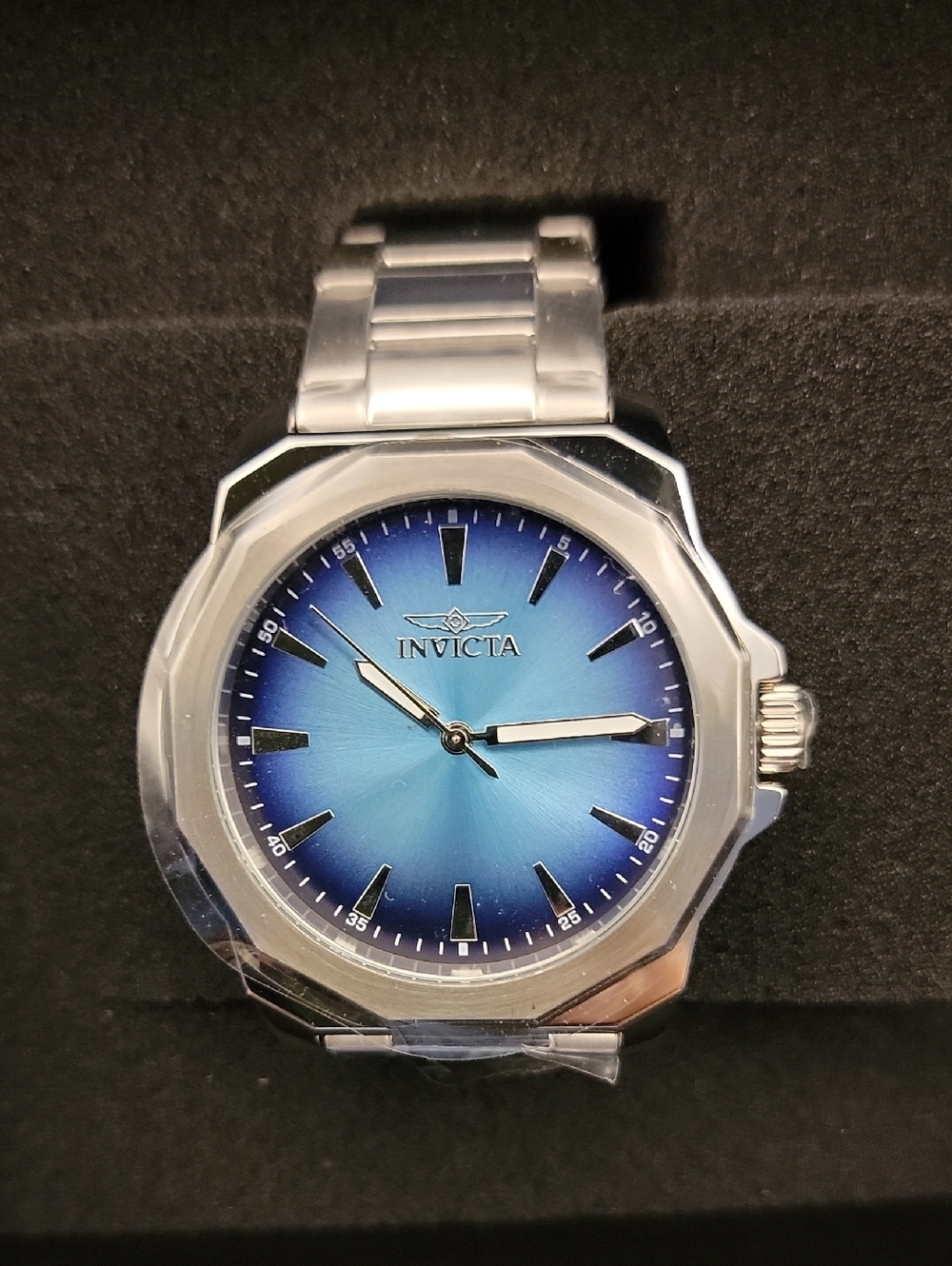 NWT 50989 Invicta Speedway Dominus Men's 42mm Watch Amazing Blue Gradient Dial